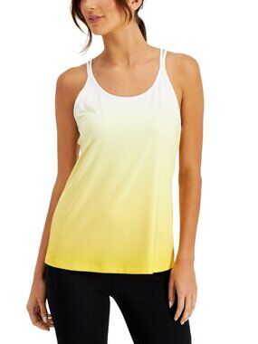 Ideology Womens Activewear Sunset Strappy Tank Top